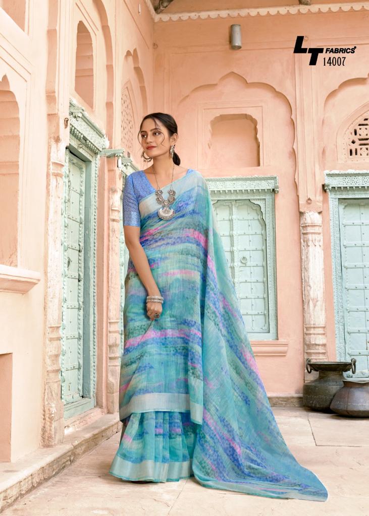 Lt Sanpurna Ethnic Wear Wholesale Designer Printed Saree Catalog
